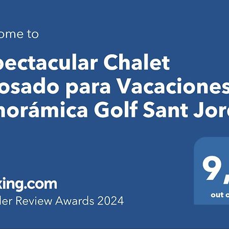 Espectacular Chalet Adosado Para Vacaciones En Panoramica Golf Sant Jordi Εξωτερικό φωτογραφία