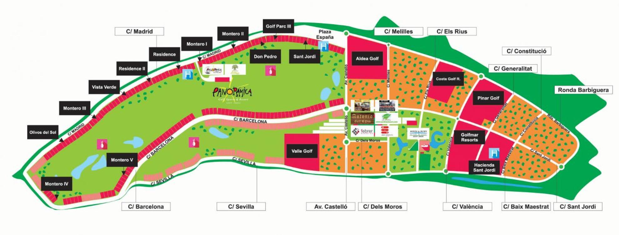 Espectacular Chalet Adosado Para Vacaciones En Panoramica Golf Sant Jordi Εξωτερικό φωτογραφία