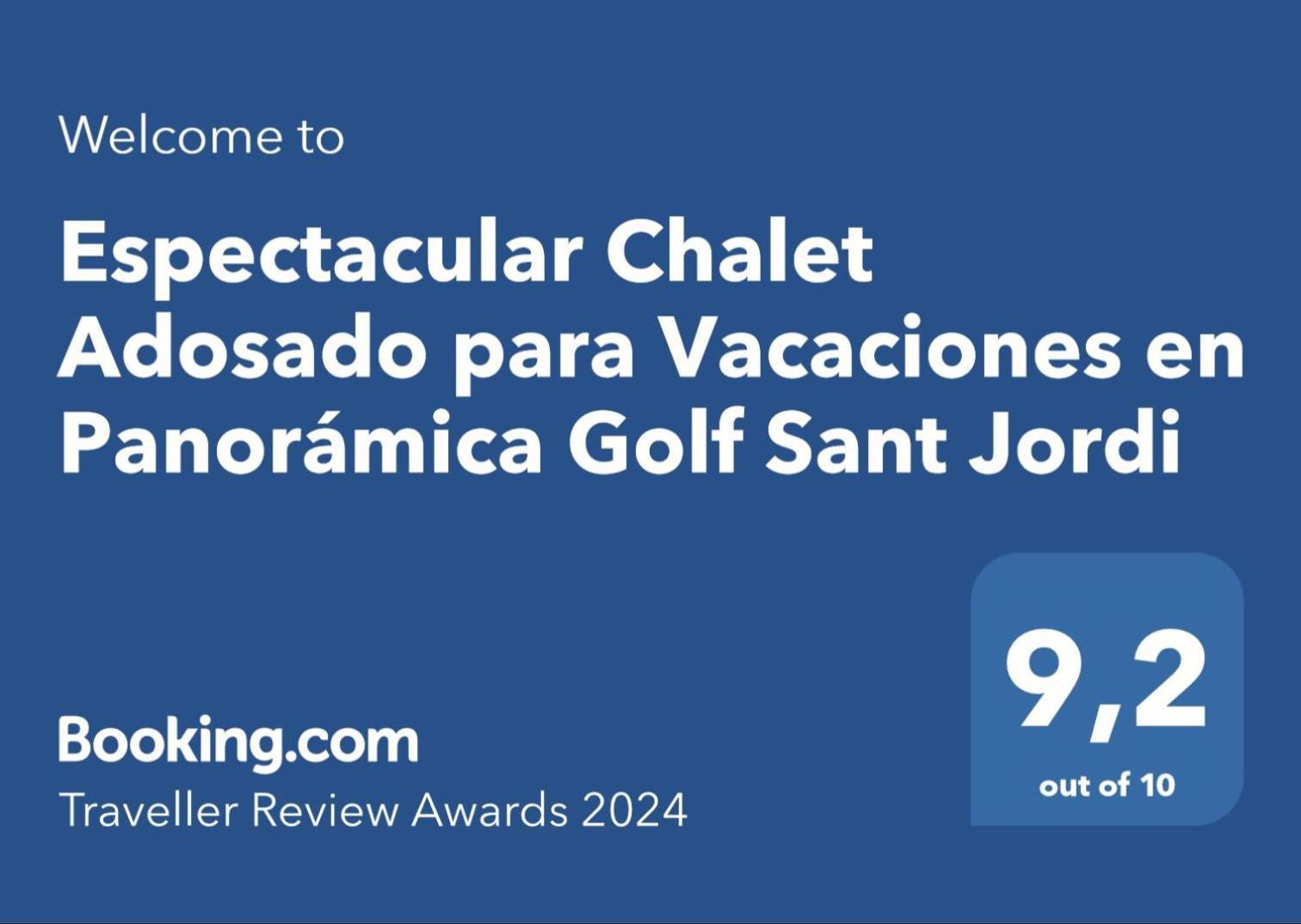 Espectacular Chalet Adosado Para Vacaciones En Panoramica Golf Sant Jordi Εξωτερικό φωτογραφία